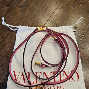 Valentino Garavani VLogo Leather Wrap Belt